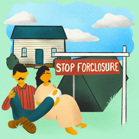stop foreclosure sign