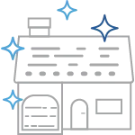 No cleaning needed icon for selling your home quickly in Boston