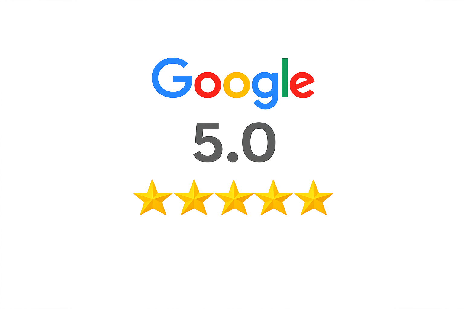 Google 5-star review badge