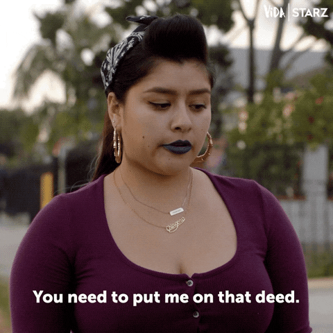 sibling wants her name put on the deed