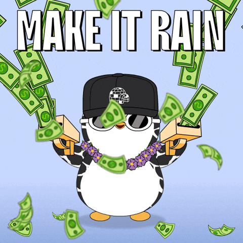 raining money