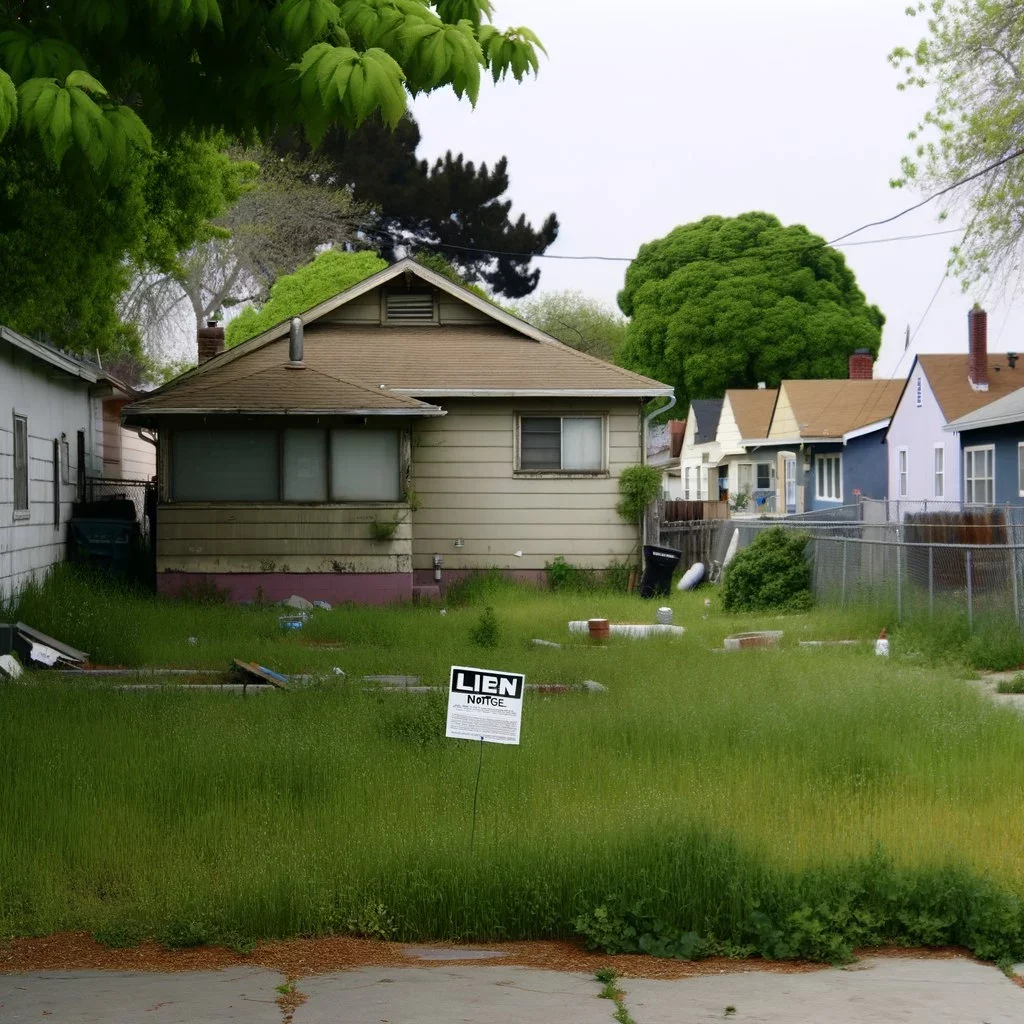 can you sell a house with a lien on it in China Grove