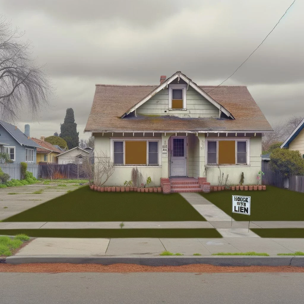 can i sell a house with a lien on it in China Grove