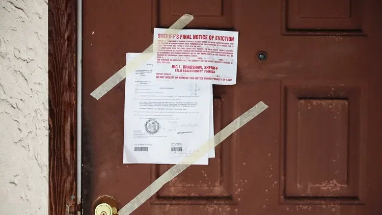 foreclosure notice or paperwork