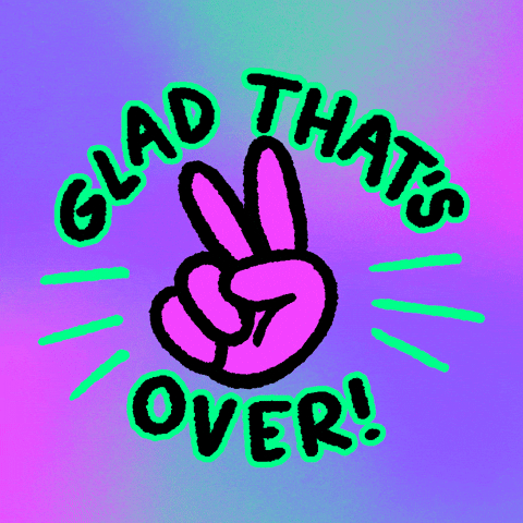 sign saying glad divorce is over
